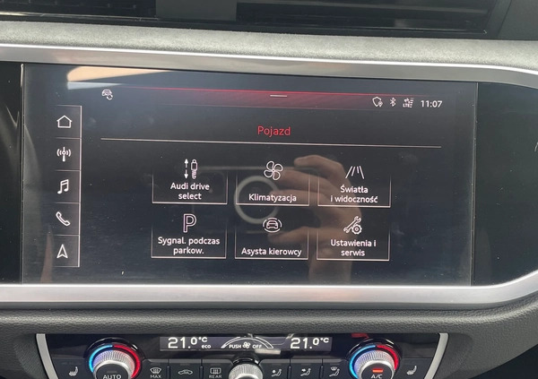 Audi Q3 Sportback cena 92500 przebieg: 70000, rok produkcji 2020 z Glinojeck małe 667